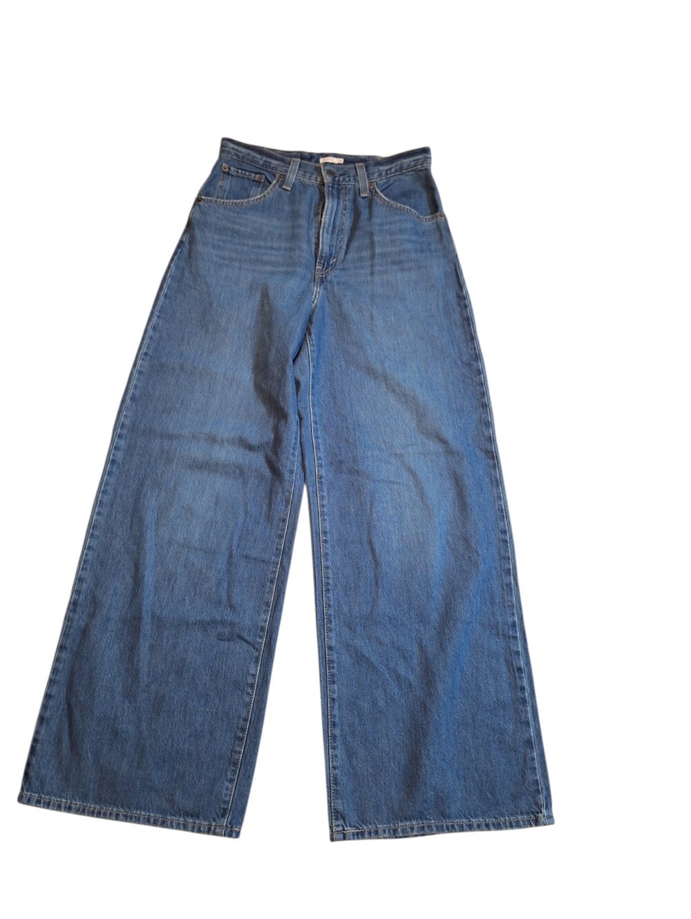 Levis Cinch Baggy Jeans Ladies 28 Wide Leg 31 inch inseam On trend now!